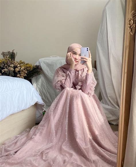 Long Sleeve Party Dresses With Hijab Zahrah Rose Hijab Dress Party