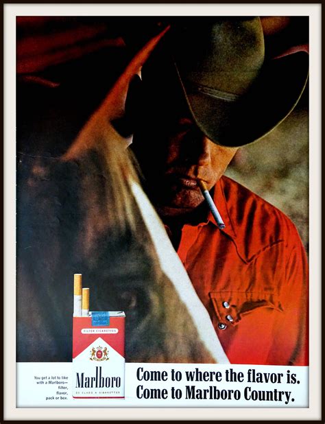 1966 Marlboro Red Cigarette Advertisement Vintage Marlboro