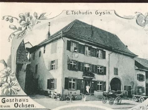 Gruss Aus Pratteln Bild Mit Gasthaus Zum Ochsen Kaufen Auf Ricardo