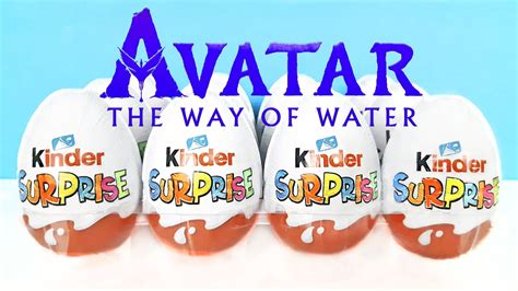 Киндер Сюрприз АВАТАР 2023! Unboxing Kinder Surprise eggs Avatar: The ...