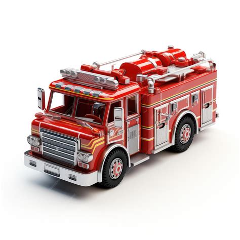 Premium AI Image | illustration toy fire truck sirens