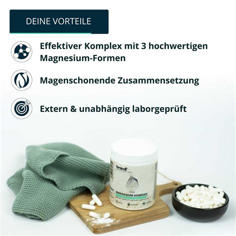 Brandl Magnesium Komplex Aus 3 Magnesium Formen 180 St Shop Apotheke