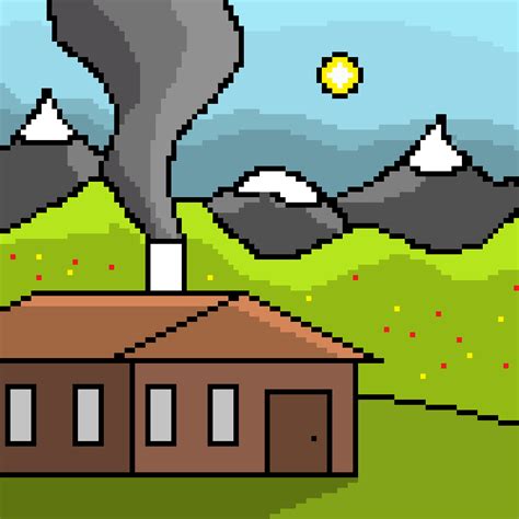 Mountain : r/PixelArt