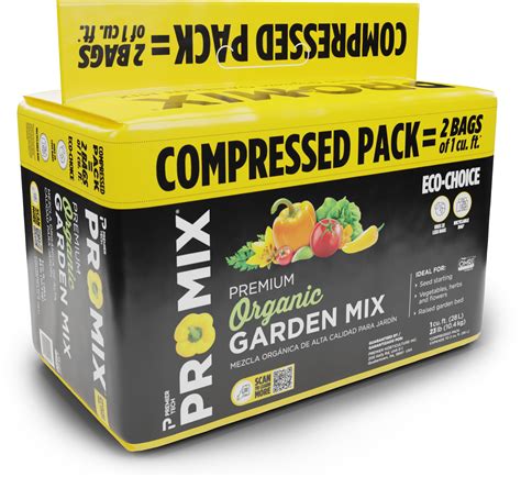 PRO-MIX Premium Organic Garden Mix 2 Cu. ft. Compressed Soil – Walmart ...