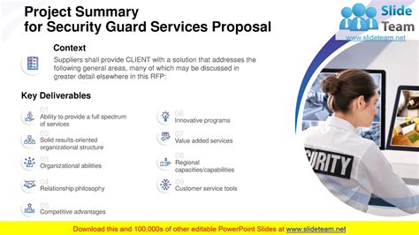 Security Guard Services Proposal Template Powerpoint Presentation Slides Youtube