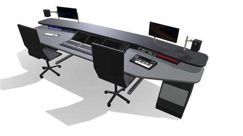 Audio Production Desk Buy Royalty Free 3d Model By Cavicom Asi