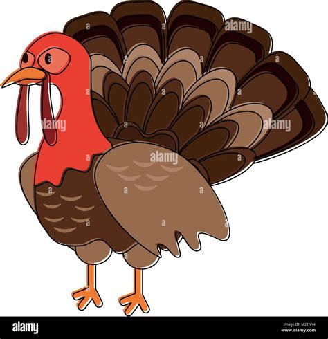 Turkey bird cartoon Stock Vector Image & Art - Alamy