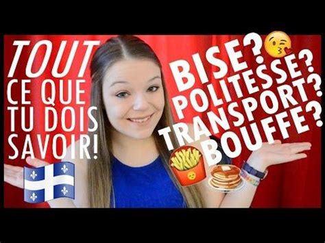 CE QUE TU DOIS SAVOIR AVANT DE VENIR AU QUÉBEC French culture Songs