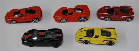 Hot Wheels Ferrari Enzo Ferrari Tooned Lot Of Loose