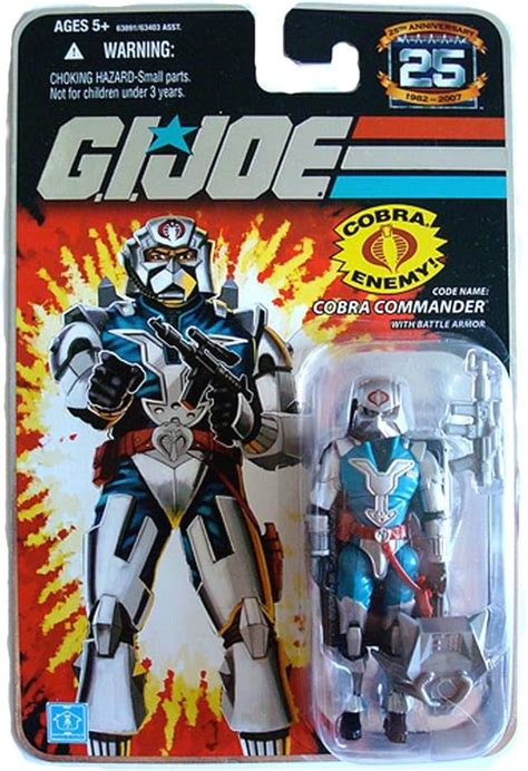 Gi Joe 25th Anniversary Action Figure Cobra Commander With Battle