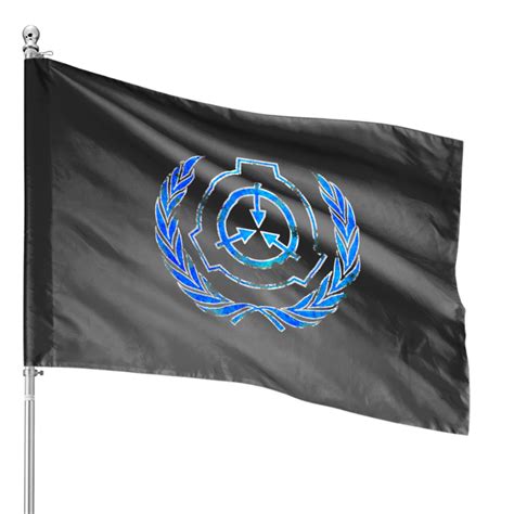 Scp Foundation Blue Crest Symbol House Flags Sold By Bradleydbarry