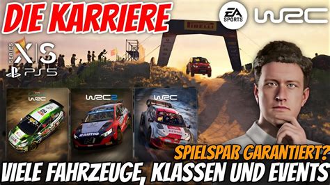 WRC 23 So ist Karriere aufgebaut Viele Fahrzeuge und Events für