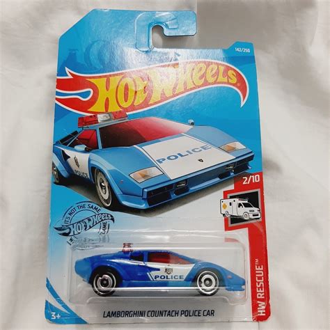 Hot Wheels LAMBORGHINI COUNTACH POLICE CAR Shopee Malaysia