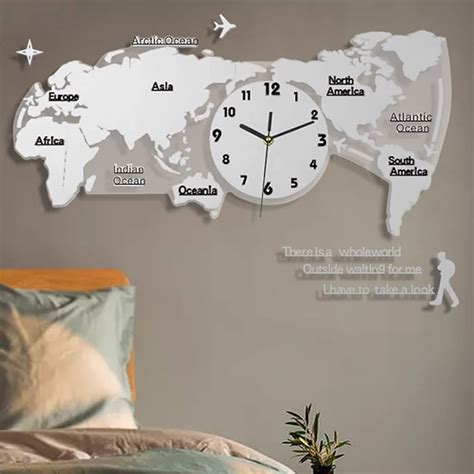 Creative Map Wall Clock Brigid Theodora