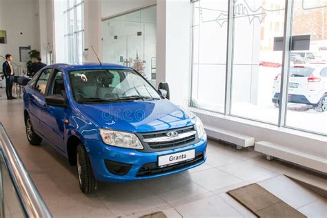 Showroom And Car Lada Of Dealership Gusar Of Factory Avtovaz In