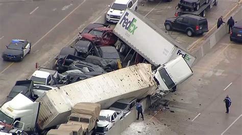 Icy Roads Blamed For Deadly 100 Car Pileup On Texas Highway