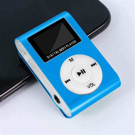 EGNMCR Portable MP3 Player, 1PC USB LCD Screen MP3 Support Sports Music