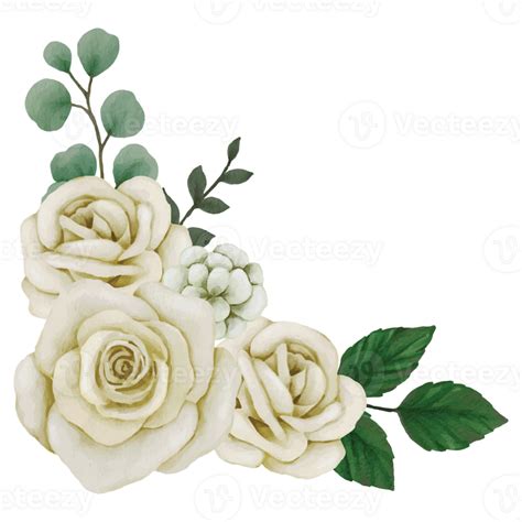 Flower white rose, floral bouquet Clip art Element Transparent ...