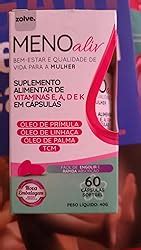 Meno Aliv Tratamento Para Menopausa Mg Capsulas Amazon Br