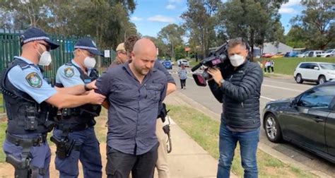 Protester arrested outside Cranebrook High School over Covid ...