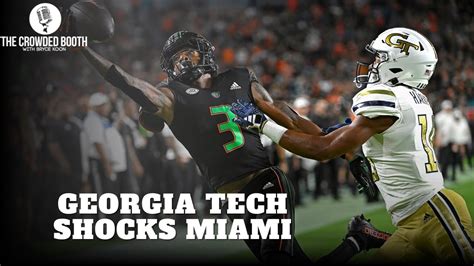 Reaction Georgia Tech Shocks Miami On Last Play Youtube