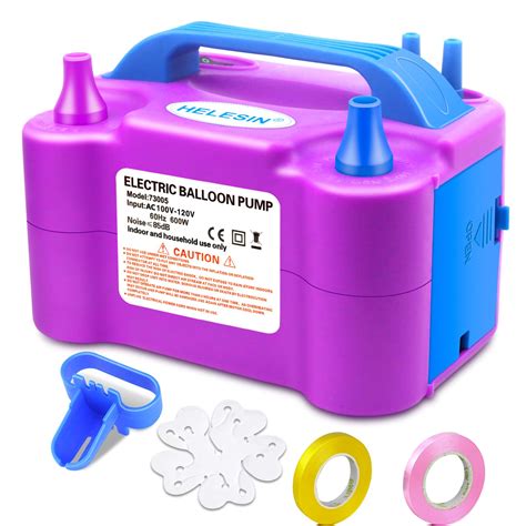 Electric Balloon Pump Electric Air Balloon Pump Portable Dual Nozzle