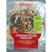 Okami Chinese Style Salad Kit: Calories, Nutrition Analysis & More ...