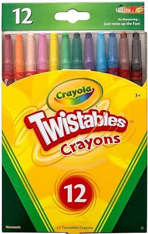 Восковые мелки Crayola Twisables, 12 шт. - купить в Баку. Цена, обзор ...