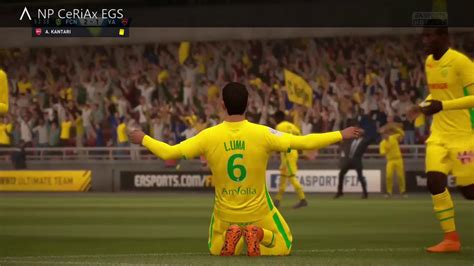 FIFA 17 TOP 5 BUTS FC NANTES YouTube