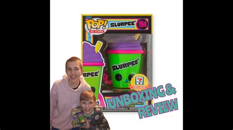 Funko Pop Exclusive Green Slurpee Black Light Figure Unboxing