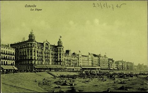 Ansichtskarte Postkarte Ostende Westflandern La Digue Akpool De