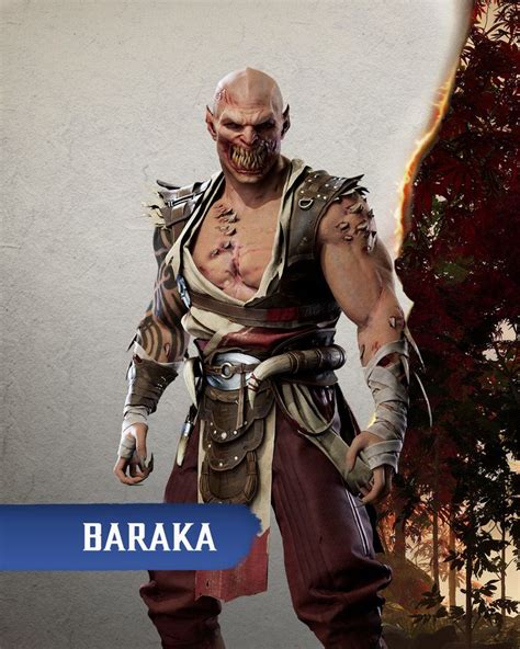 MK1 Baraka | Mortal kombat characters, Scorpion mortal kombat, Mortal ...