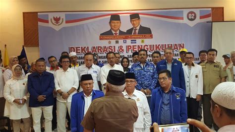 Tim BPN Prabowo Sandi Di Tanah Datar Dikukuhkan