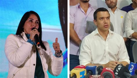 Elecciones en Ecuador González y Noboa se encaminan a segunda vuelta