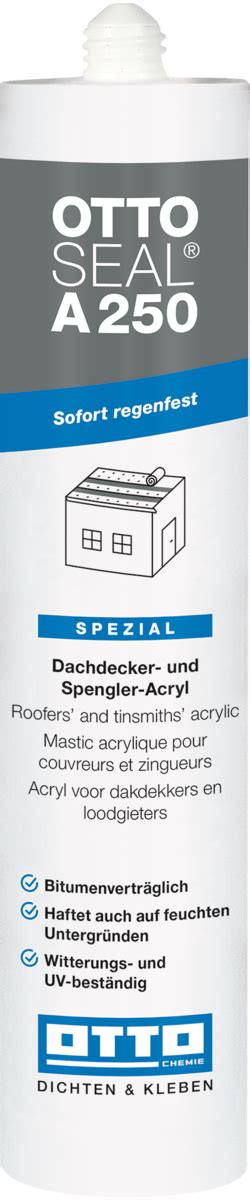 OTTOSEAL A 250 Der Dichtstoff für den Dachbereich Glasklar C30 310