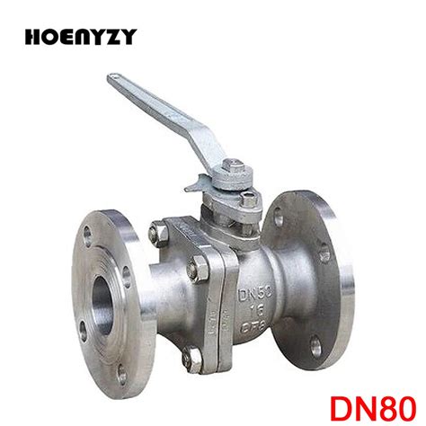 Dn80 Stainless Steel 304316 Manual Flange Ball Valve Q41f 16p 16mpa