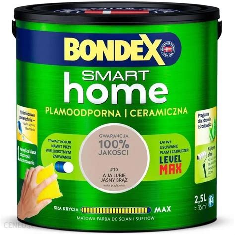 Bondex Smart Home farba ceramiczna plamoodporna 2 5L a ja lubię jasny