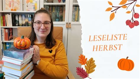 Meine Leseliste für den Herbst TBR mit 9 Büchern YouTube