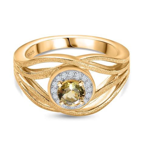 Aa Nat Rlicher Goldener Tansanit Ring Ca Ct Shoplc