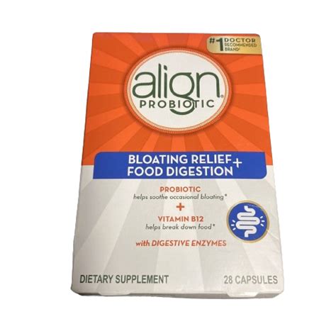 Align Probiotic Bloating Relief Food Digestion Supplement Capsules