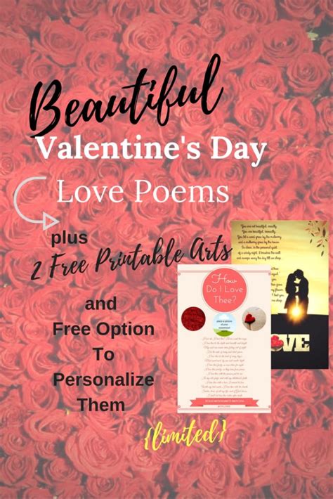 Best Gift Idea Say It With Valentine's Day Poems - Endless Love Inspiration