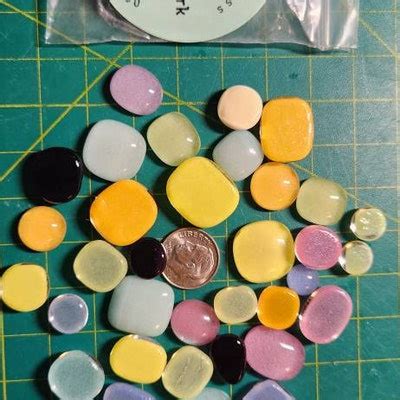 Pink Shimmer Reflective Glass/mosaic Glass/non-fusible - Etsy