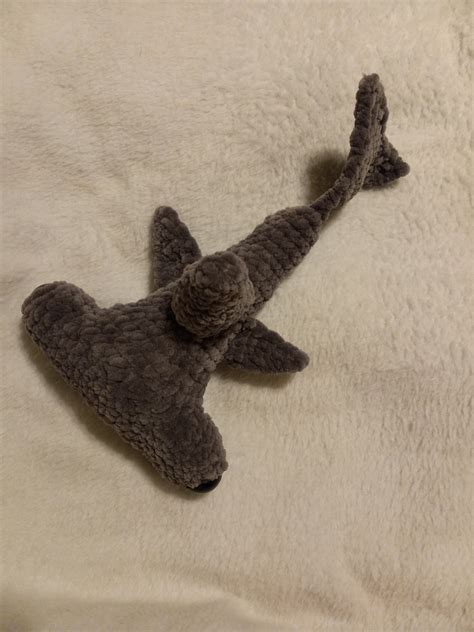 Crochet Hammerhead Shark Plushie Etsy