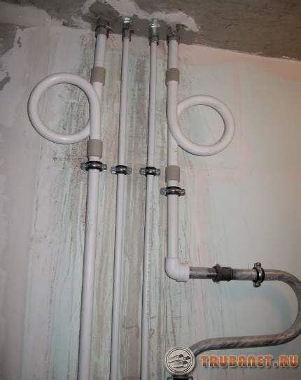 Монтаж компенсатор козлова для полипропиленовых труб