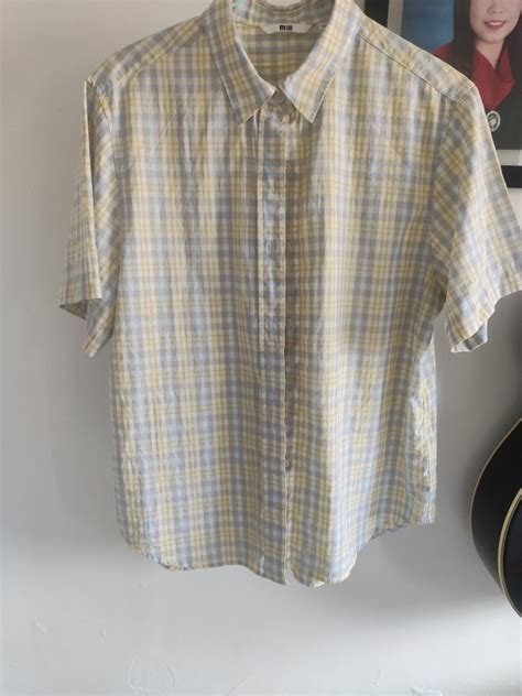 Uniqlo Checkered Polo Mens Fashion Tops And Sets Tshirts And Polo