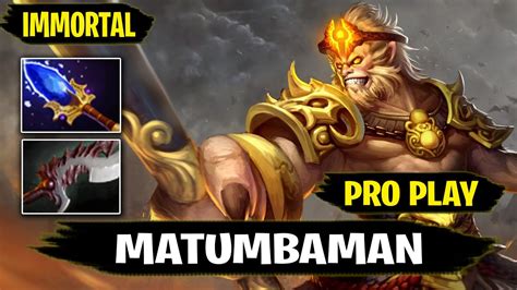 Monkey King 7 27D Pro Gameplay By MATUMBAMAN Immortal Rank DotA 2 YouTube