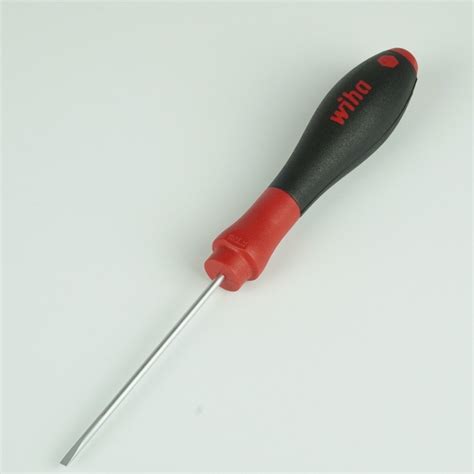 Wiha ไขควงปากแบน หัวแบน 0.4x2.5 รุ่น 302 SoftFinish ปลายยาว 75มม ยาวรวม ...