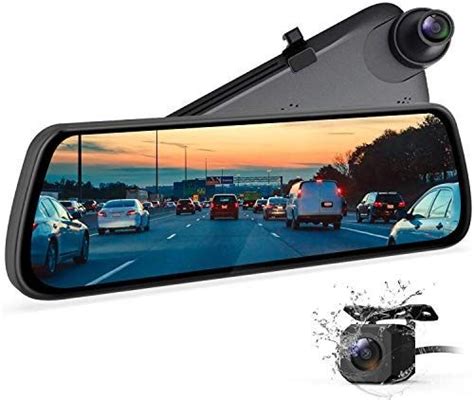 Mirror Dash Cam With Sony Imx Sensor Night Vision Dash Cameras Front