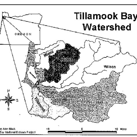 The Tillamook Bay Watershed Oregon Download Scientific Diagram