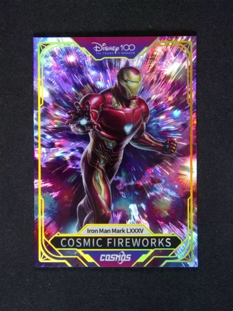 2023 KAKAWOW COSMOS Disney 100 All Star Firewroks SSP Iron Man Mark